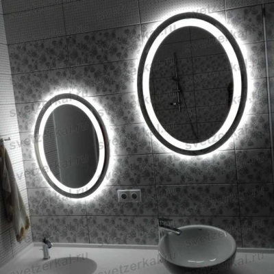 OVAL зеркало с подсветкой